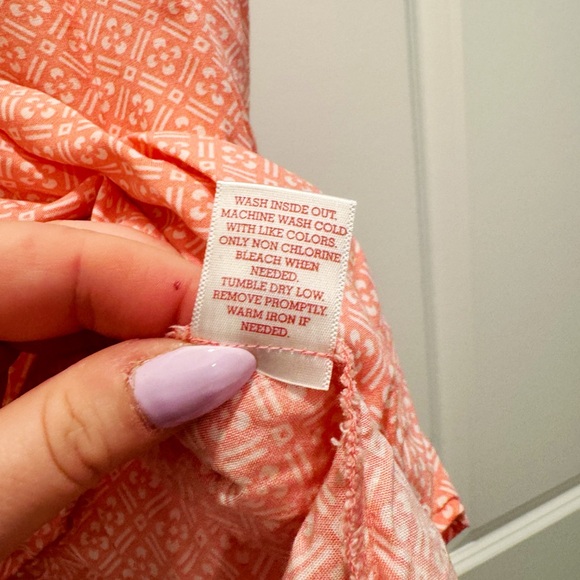 SO Tank Top with Coral Floral Pattern - Picture 6 of 6